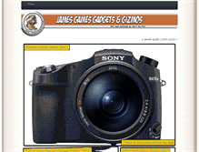 Tablet Screenshot of jamesgames.com